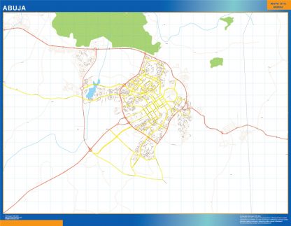 Abuja map Nigeria