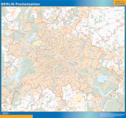 Berlin zip codes map