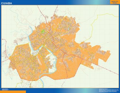 Cuiaba map