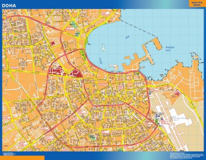 Doha laminated map