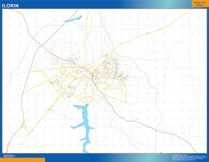 Ilorin map Nigeria