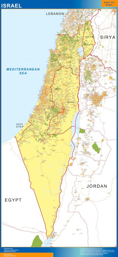 Israel map