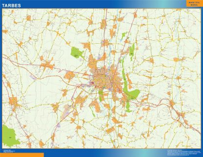 Map of Tarbes France