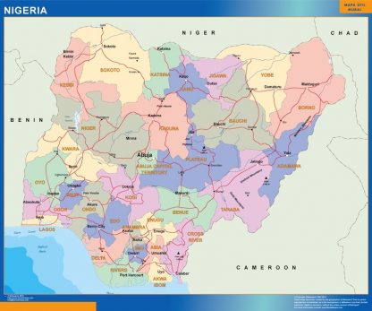 Nigeria map