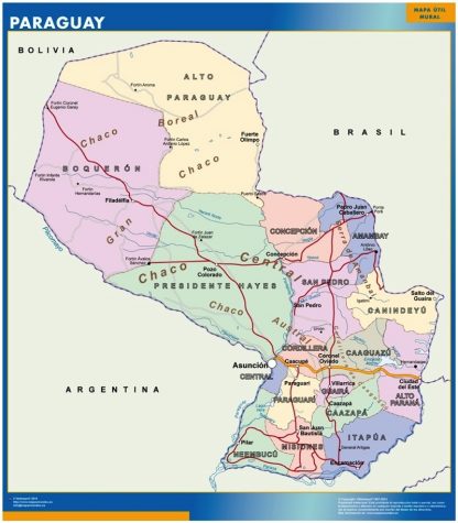 Paraguay map