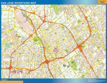 San Jose downtown map