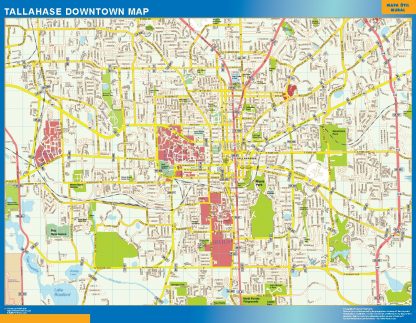 Tallahase downtown map