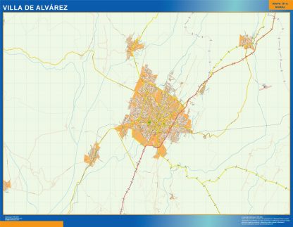 Villa de Alvarez map Mexico